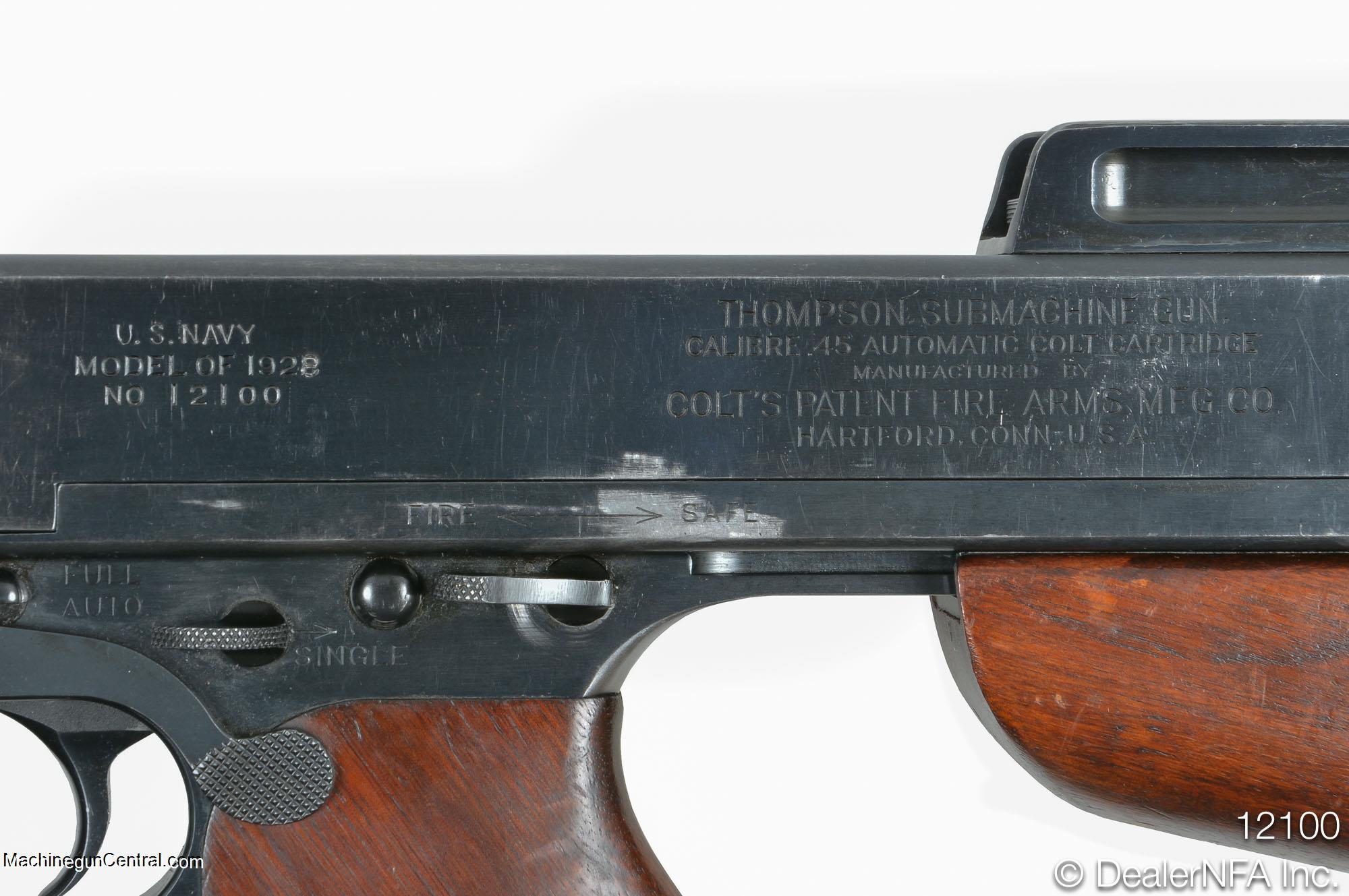 thompson machine gun serial numbers