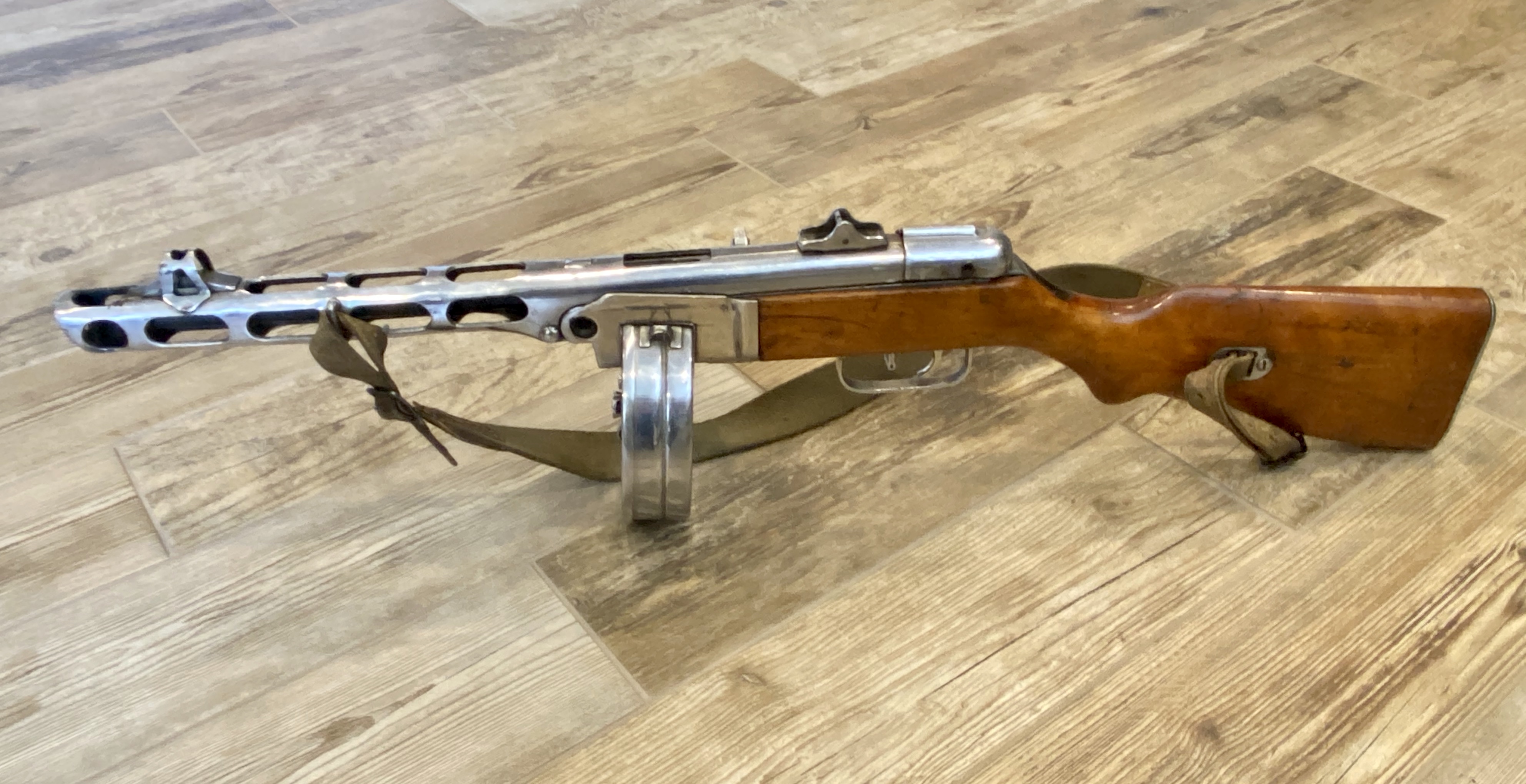 GunSpot Guns for sale | Gun Auction: Rare Original Russian Chromed PPSh ...