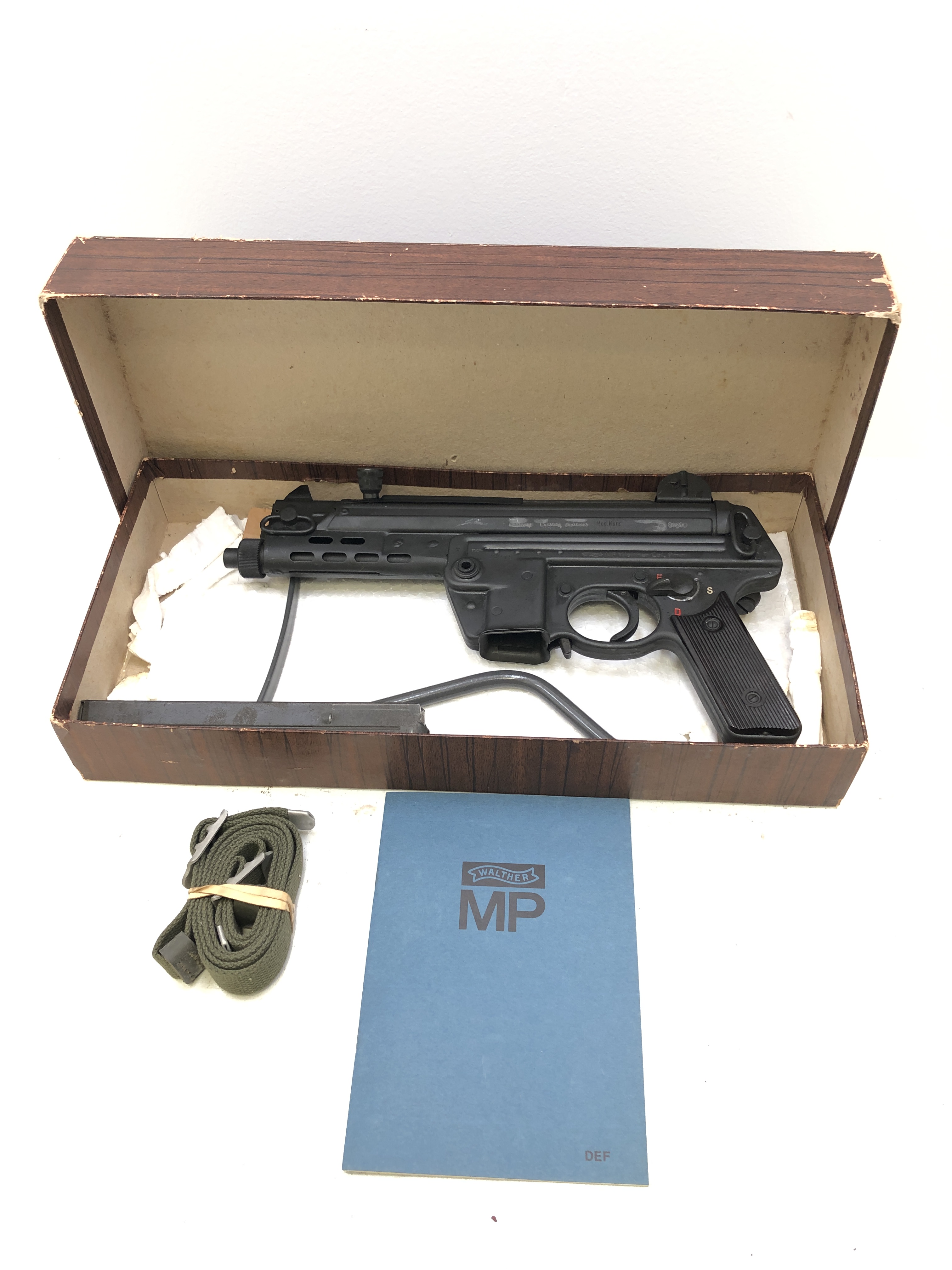 Gunspot Guns For Sale Gun Auction Rare Walther Mpk 9x19mm Transferable Sub Machine Gun 0085